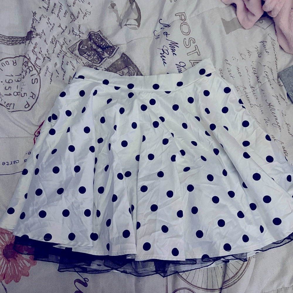Polkadot skirt